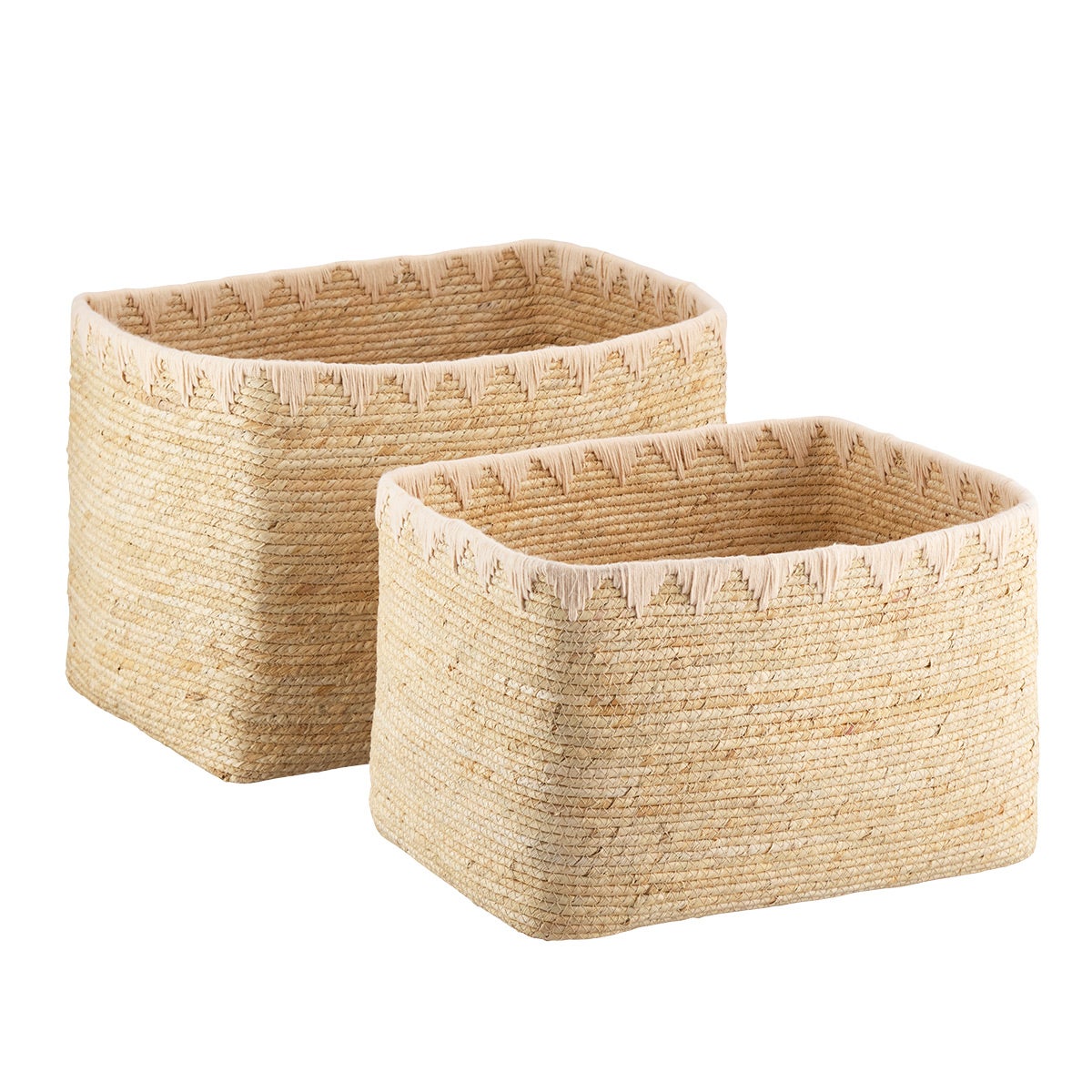 Maize Embroidered Bin — alt view