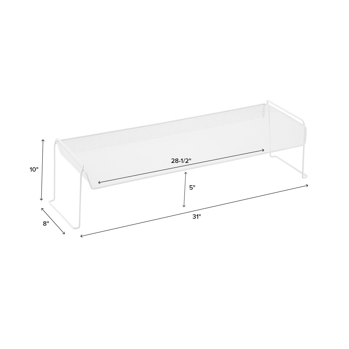 Mesh Stacking Shoe Shelf — alt view