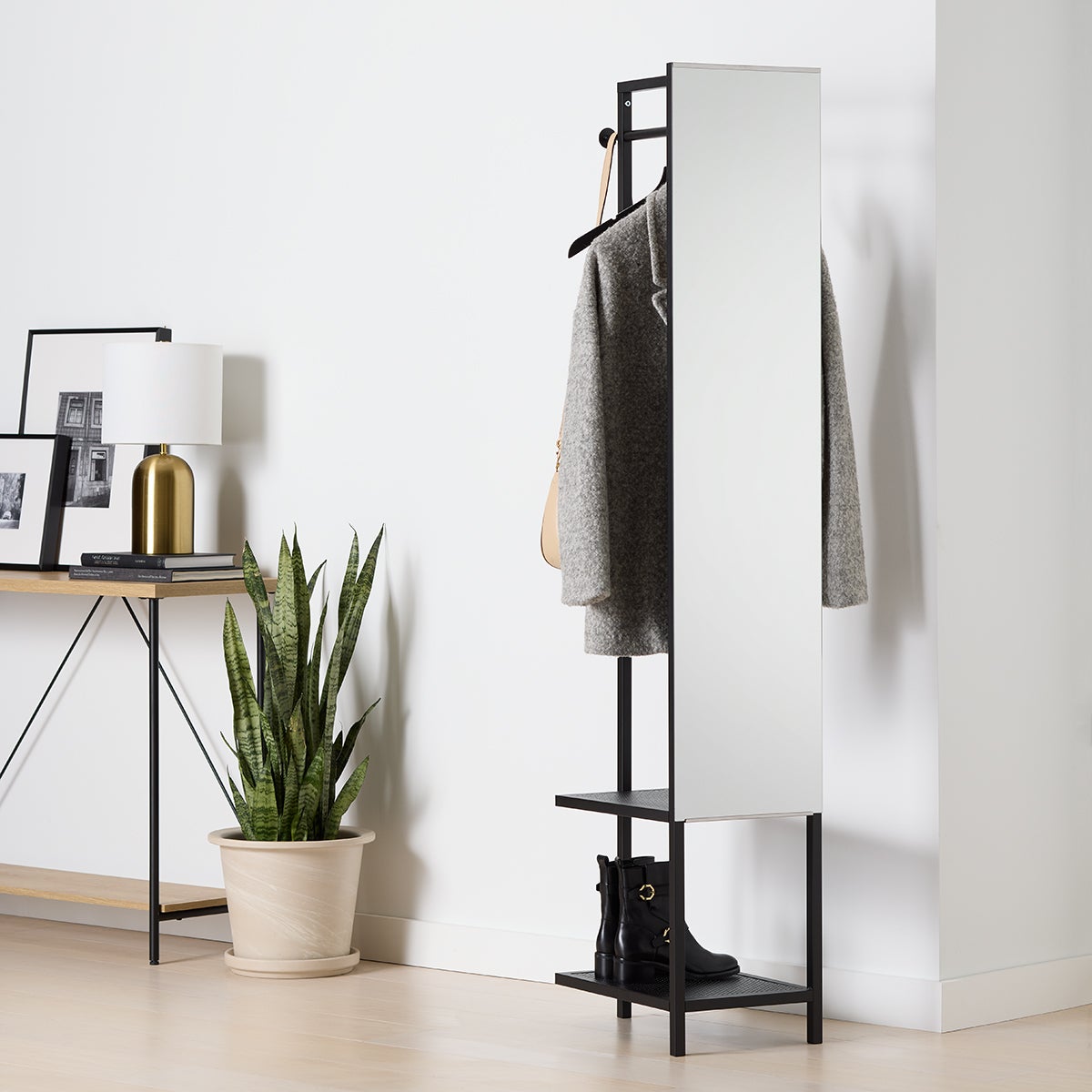 Mirrored Valet Stand
