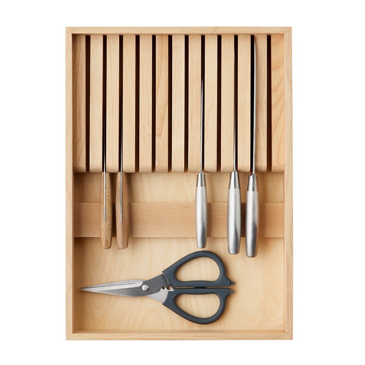 Narrow in Drawer Knife Organizer