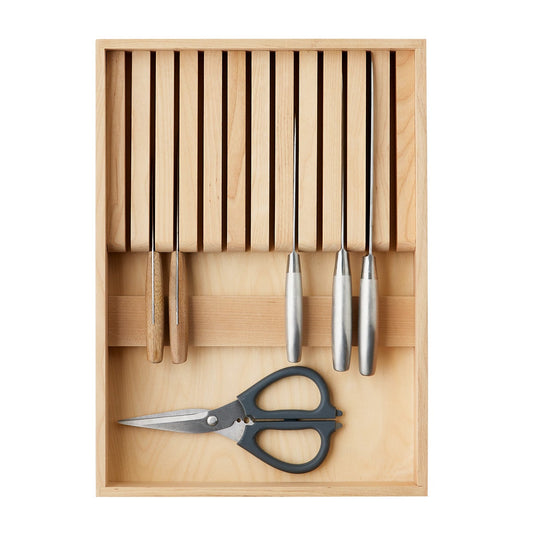 Narrow in Drawer Knife Organizer