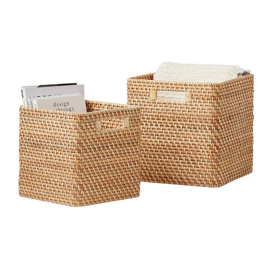 Curved Rattan Cubes