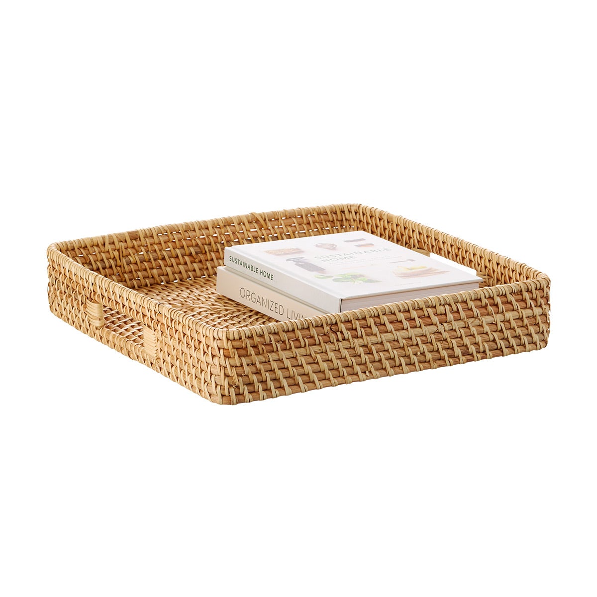 Rattan Square Tray