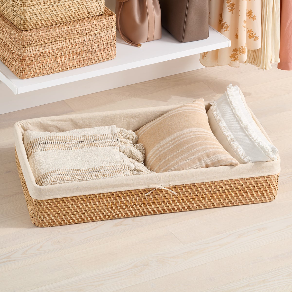 Rattan Underbed Bin