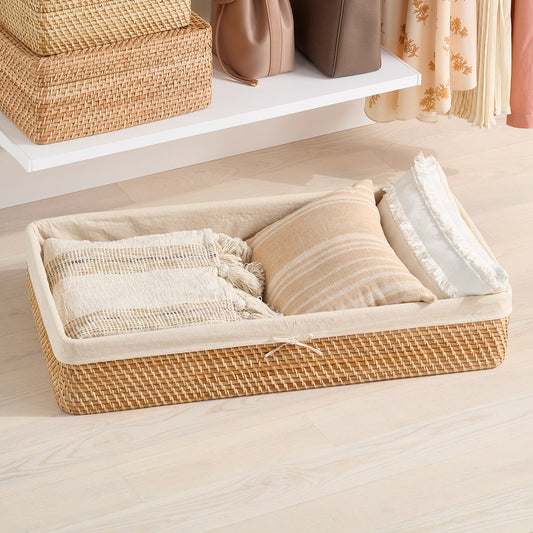 Rattan Underbed Bin