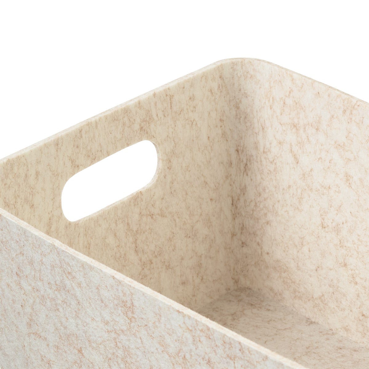 Remy Felt Bin with Lid — alt view