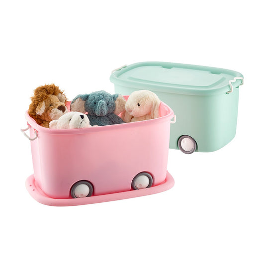Rolling Storage Bin with Lid