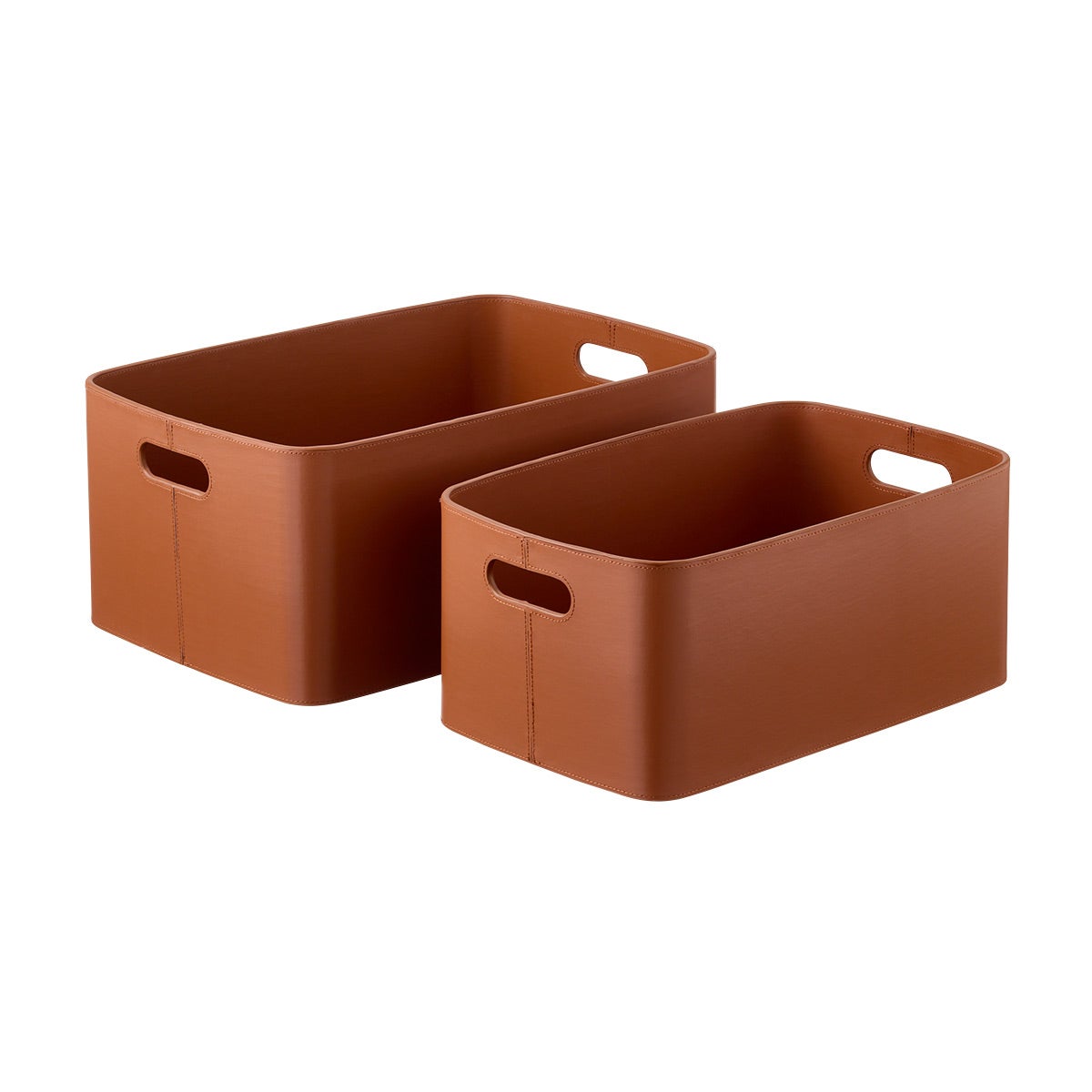 Samson Faux Leather Bin
