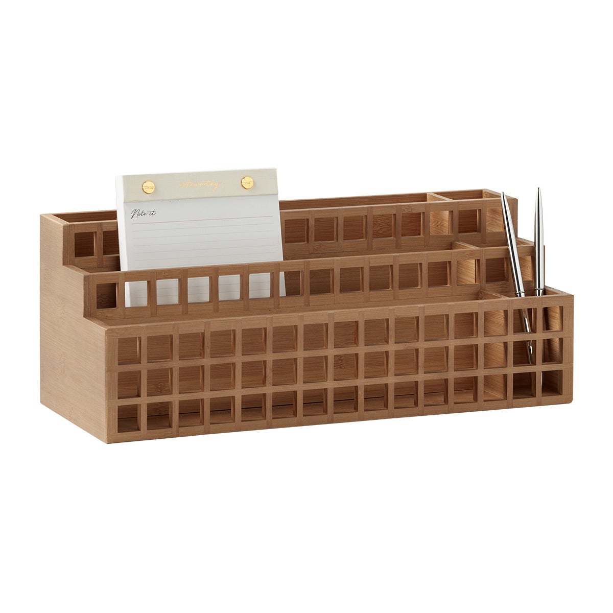 Bamboo Desktop Organizer