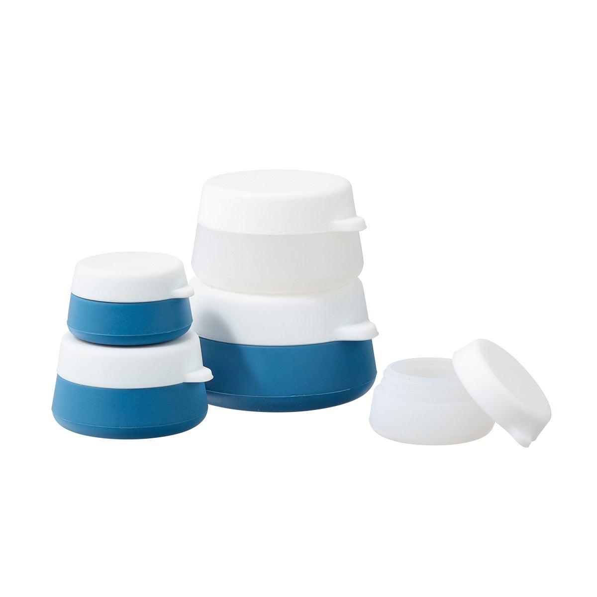 Stacking Silicone Jar Set