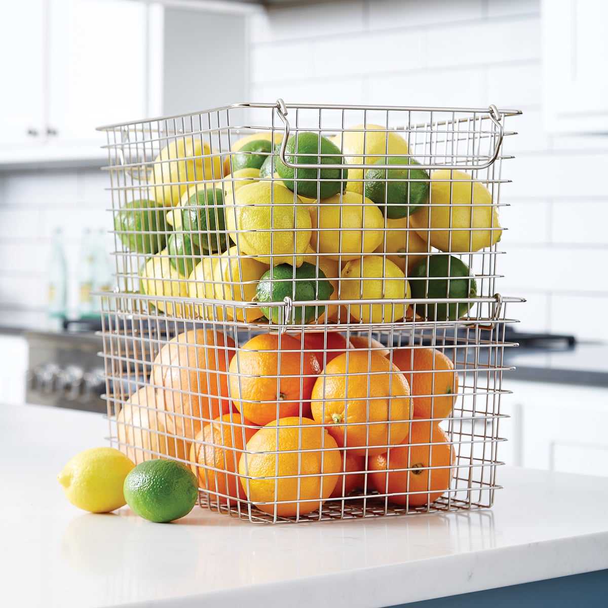 Stacking Wire Basket — alt view