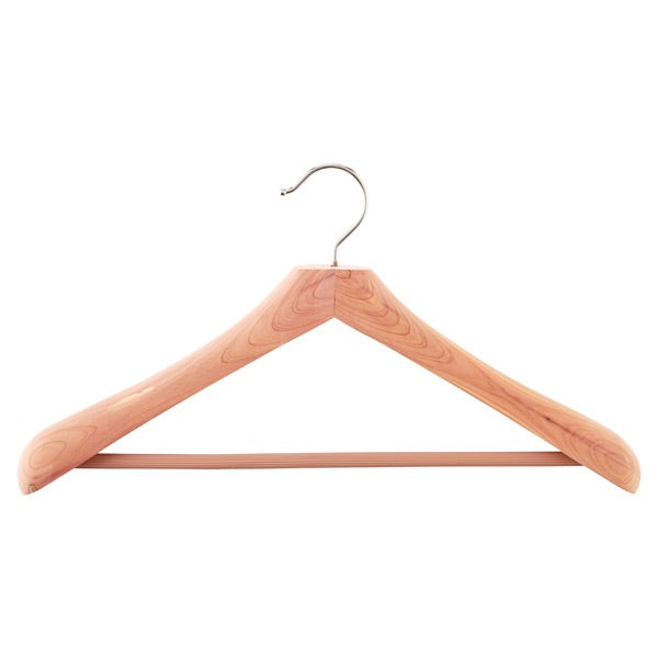 Superior Cedar Coat Hanger with Trouser Bar
