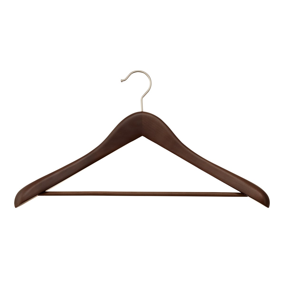 Superior Wooden Coat Hanger with Ribbed Bar