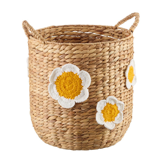 Water Hyacinth Floral Basket — alt view