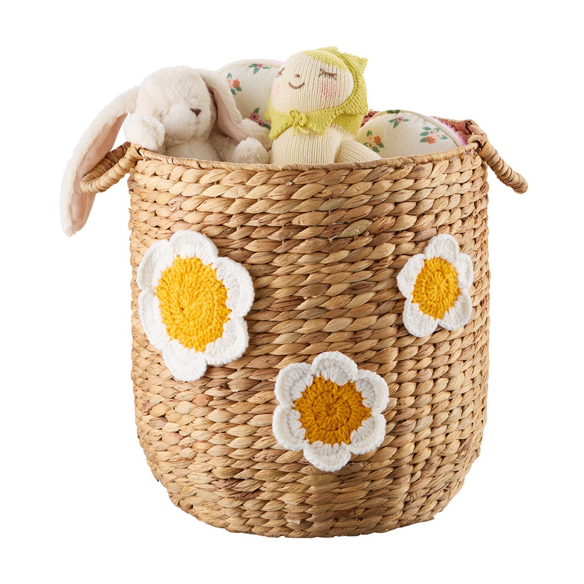 Water Hyacinth Floral Basket