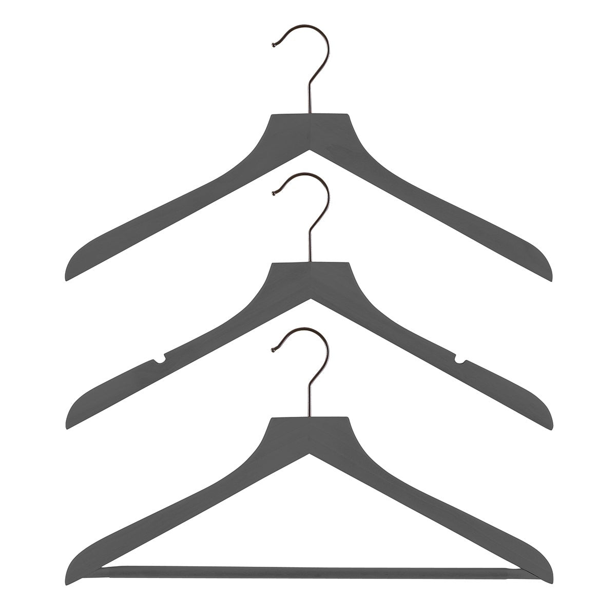 Wooden Shirt Blouse Hangers