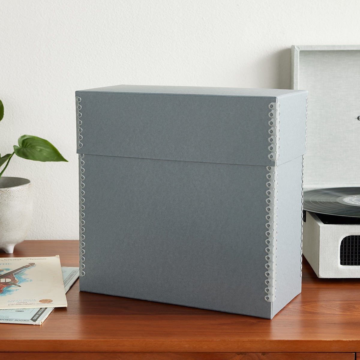 University Products Upright Archival Storage Box — alt view