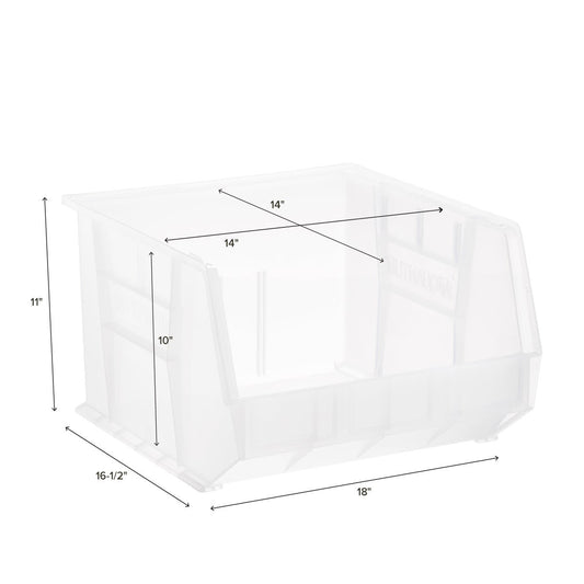 Extra Large Stackable Plastic Bins — alt view