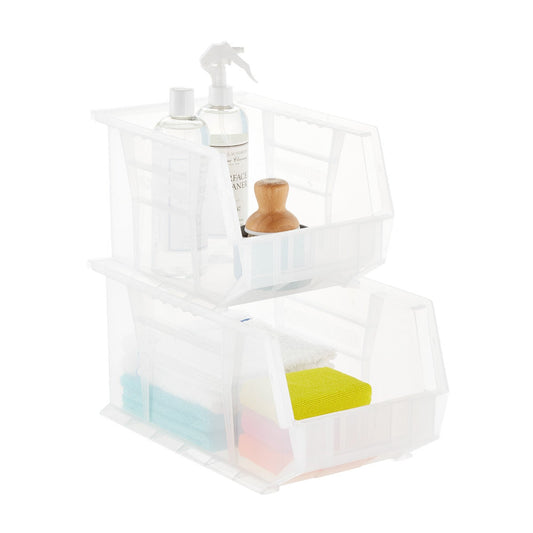 Medium Stackable Plastic Bins