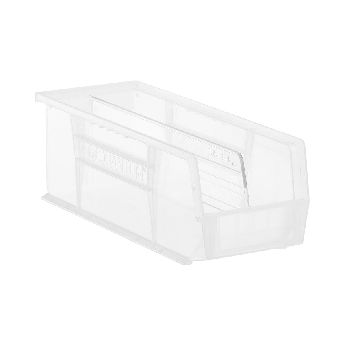 Narrow Stackable Plastic Bin Dividers — alt view