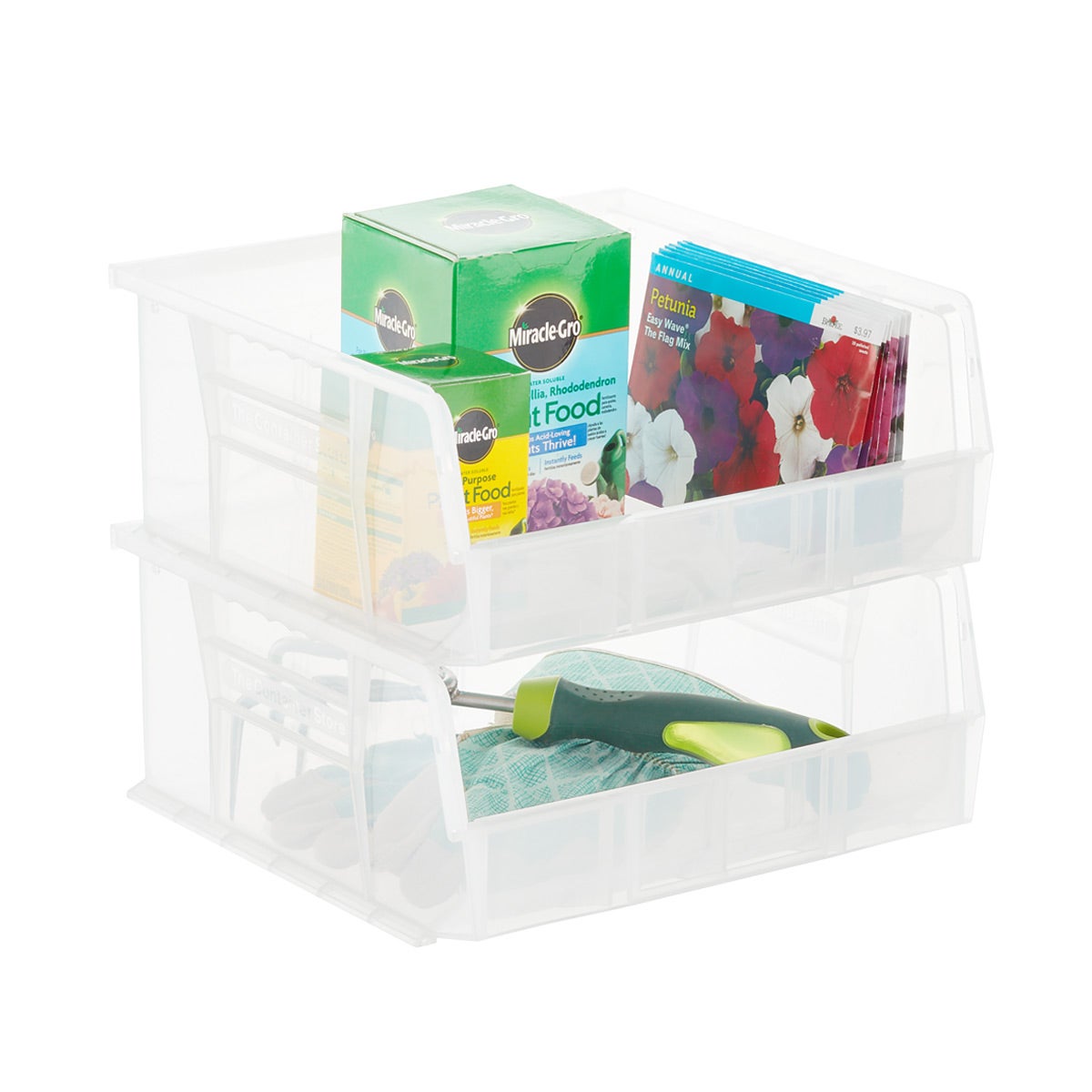 Stackable Plastic Bins