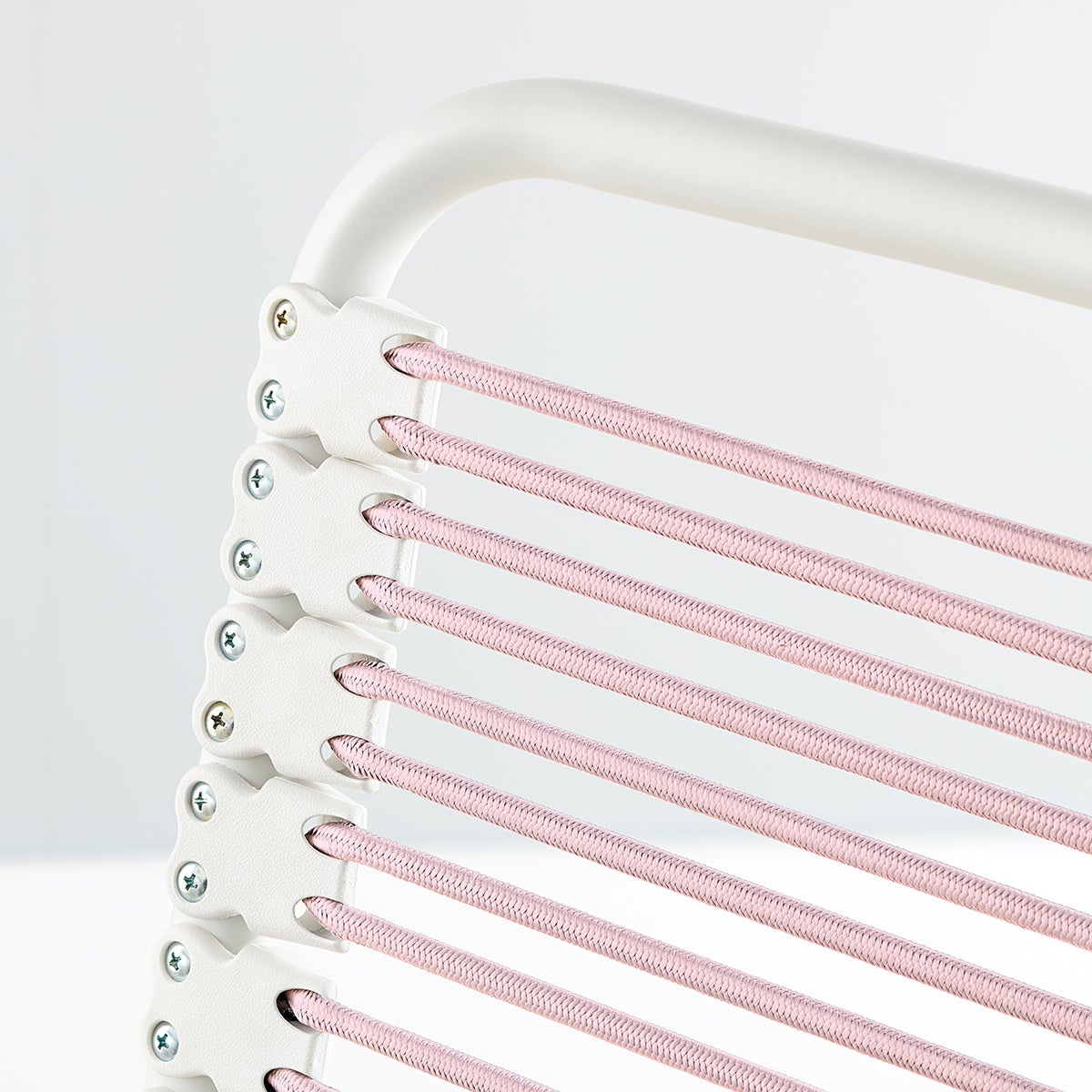 White Bungee Office Chair — alt view