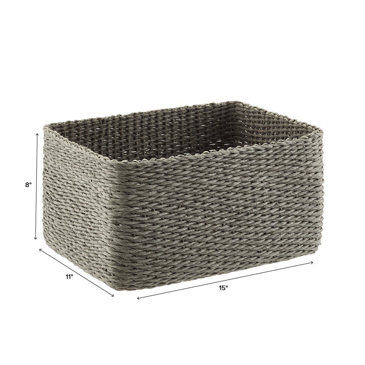 Woven Paper Bins — alt view